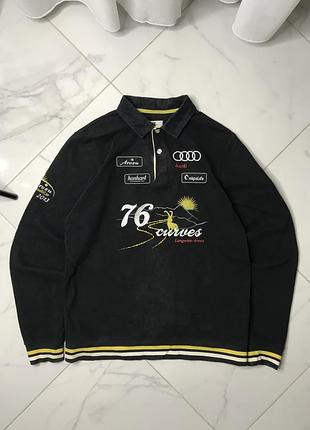 Брендовий світшот-поло audi arosa classiccar 2013 motorsport вінтаж