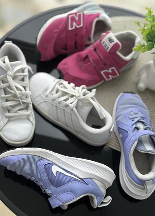 Кросівки для дівчинки new balance шкіряні кеди adidas nike розмір- 31-32