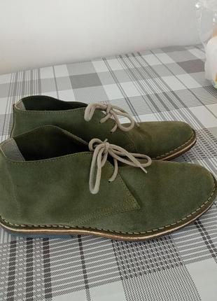 Ботинки замшеві чоловічі.bata. 2