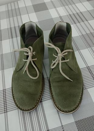 Ботинки замшеві чоловічі.bata.