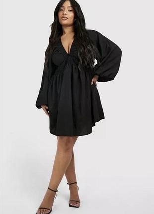 Cукня чорна boohoo xl/xxl