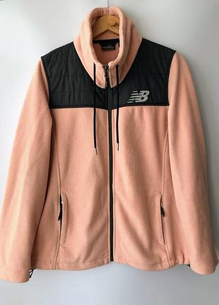Флісова  жіноча кофта куртка new balance