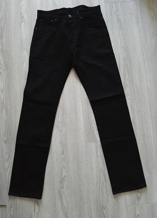 Джинсы levi's 501 original черного цвета, размер 30/34, новые