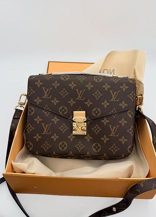 Pochette métis monogram brown