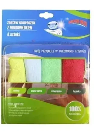 Набри микрофибра super blix из 5 единиц для окна