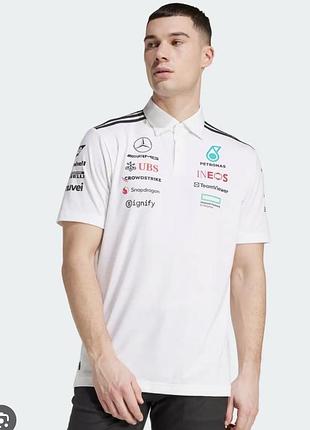 Футболка-поло mercedes - amg petronas formula one team