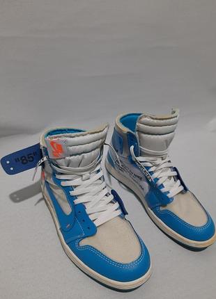 Кросівки  nike air jordan off-white  uk11/46  великий розмір
