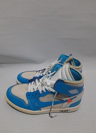 Кросівки  nike air jordan off-white  uk11/46  великий розмір