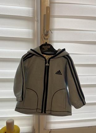 Кофта для дітей adidas флісова