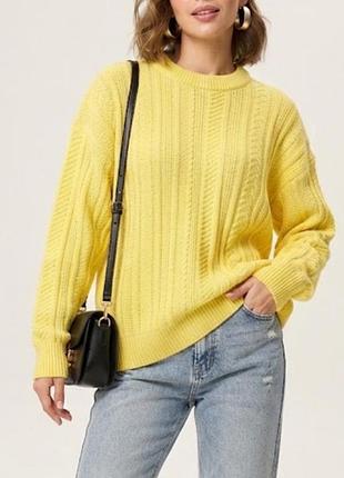 Желтый свитер st michael (marks &amp; spencer), размер l / xl / на оверсайз