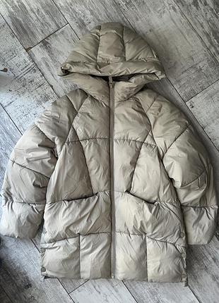 Зимовий пуховик zara