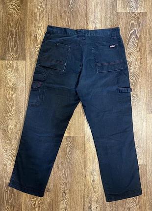 Рідкісні вінтажні робочі штани карго dickies workwear black red stitch