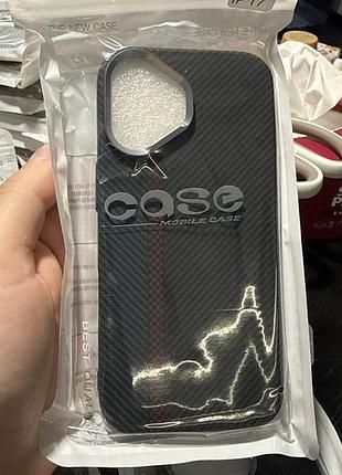 Чохол iphone carbon blue black red