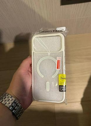 Чохол iphone colour magsafe v2 beige