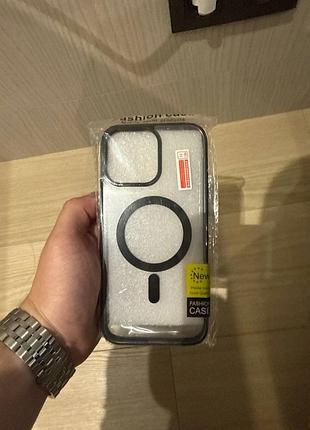 Чохол iphone colour magsafe v2 black