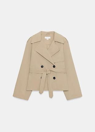 Тренч жіночий бежевий zara new