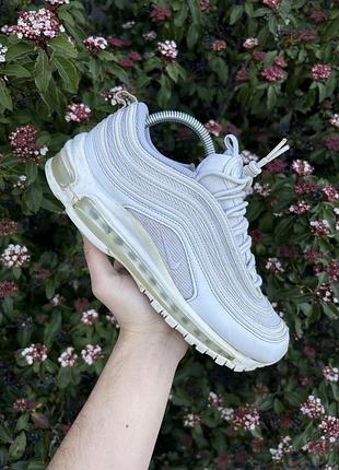 Кросівки nike air max 97  white шкіра р.38 ст24см ориг