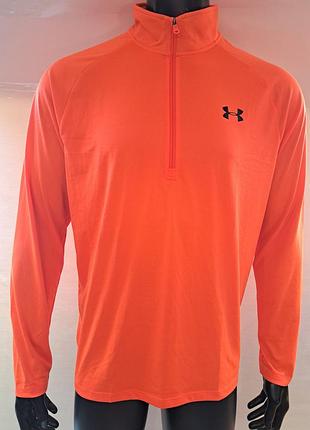№ 0477 чоловічий спортивний лонгслів (джемпер) under armour tech 2.0 1/2 zip