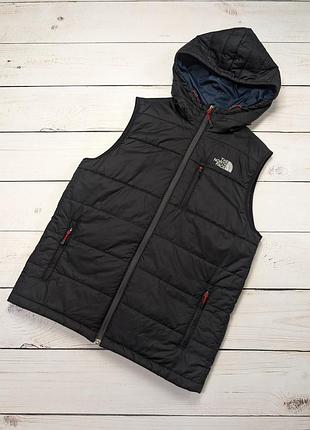 Чоловіча чорна дута нейлонова жилетка the north face оригінал жилет tnf тнф розмір s