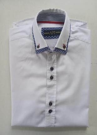 Белая базовая рубашка с отделкой lpt рs5 фото