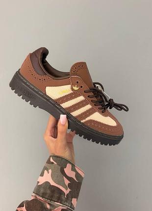Adidas samba wtr
brown leather / beige