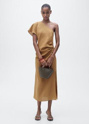 Mango стильна льнянасукня плаття манго