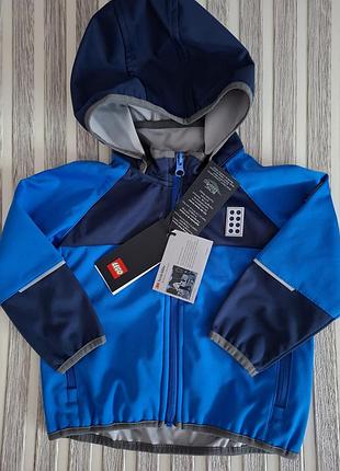 Новая термо куртка софтшелл lego wear, р. 80 (12-18 мес)