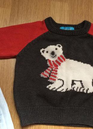 Little rebel свитерок с мишкой  1,5 - 2,5 годика2 фото