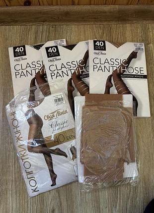 Колготки жіночі «своя лінія» classic 40 ден, 5 шт, розмір 3-4