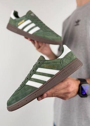Мужские кроссовки adidas handball spezial m moos white
