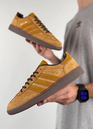 Мужские кроссовки adidas handball spezial m honey mustard