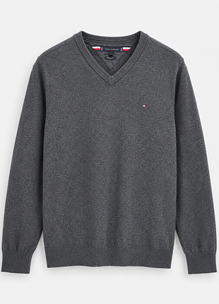 Мужской свитер пуловер tommy hifiger pima cotton cashmere размер m