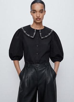 Сорочка оверсайз zara