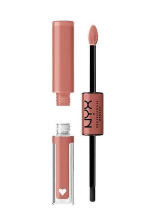 Помада-блиск для губ nyx professional makeup shine loud lip color 25 daring damsel 2x3.4 мл