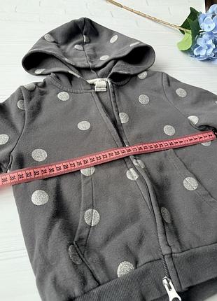Кофта для дівчинки сіра h&m 5