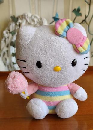 М'яка іграшка hello kitty з солодкою ватою — ty beanie babies / sanrio (оригінал)
