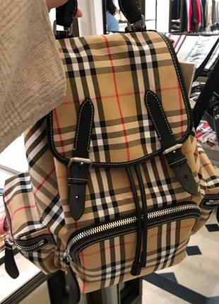 Сумка та рюкзак фірмова клітинки burberry