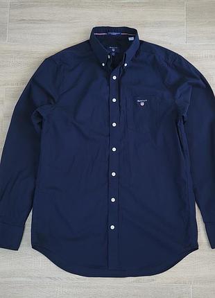 Рубашка gant the plain broadcloth regular fit