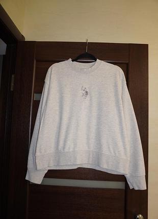Женский свитшот оверсайз polo assn
