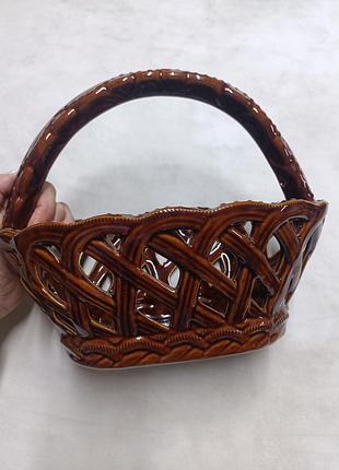 Керамічна корзинка