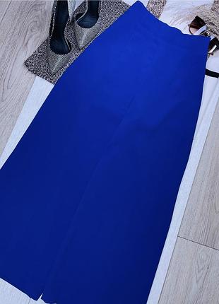 Брюки палаццо zara m вкорочені брюки на високій посадці широкі брюки зара