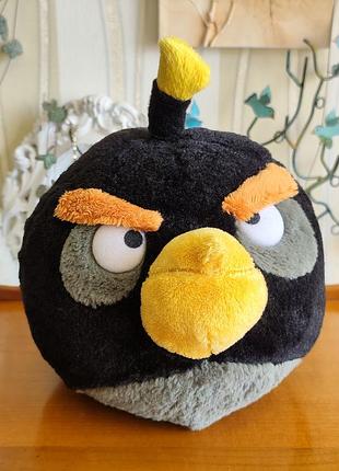 Мягкая черная птичка бомб / bomb - angry birds (rovio)