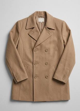 Класичне якісне пальто bhs з 80% вовни (woolmark blend)