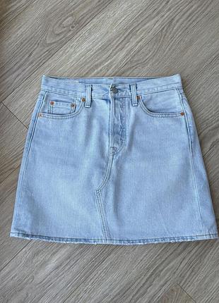 Джинсова спідниця levi’s premium 28