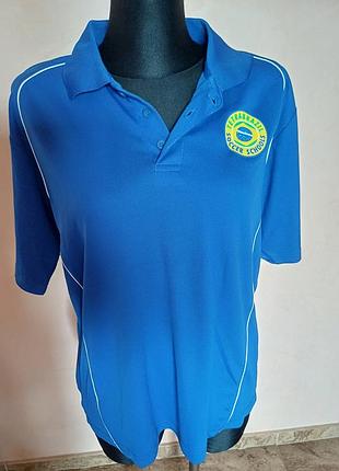 Синя спортивна поло-футболка challenger teamwear