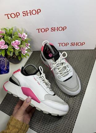 Оригинальные кроссовки puma кожа