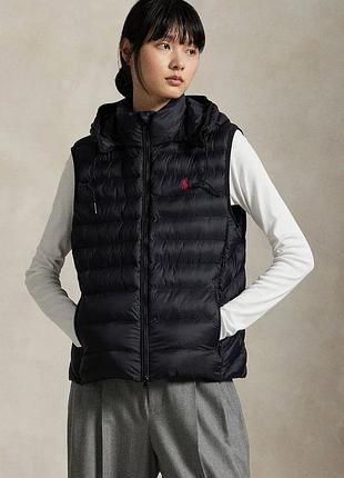 Жилетка polo ralph lauren черная в наличии
