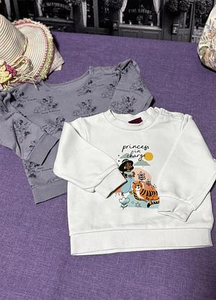 Набір світшотів для дівчинки на 6-9 місяців від primark