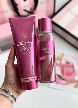 Спрей та лосьйон для тіла midnight magic victoria’s secret