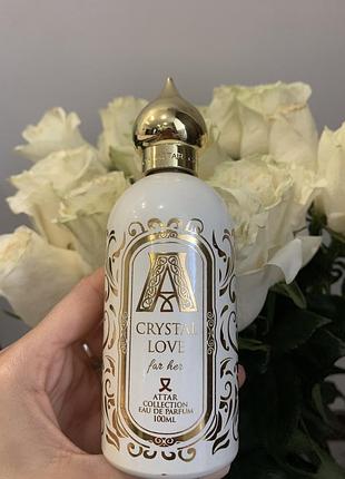 Attar cristal love 30 мл  зі 100 мл оригінал